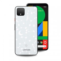 LoveCases Google Pixel 4 XL Starry Phone Case - Clear White