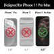 Whitestone Dome Glass iPhone 11 Pro Max Full Cover Screen Protector