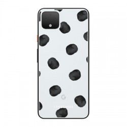 LoveCases Google Pixel 4 Polka Clear Phone Case