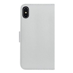 Case FortyFour No.11 iPhone XS Max Cross Grain White