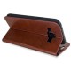 Olixar Leather-Style Samsung Galaxy J1 2015 Wallet Case - Brown