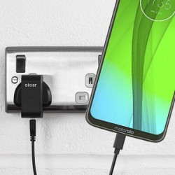 High Power Motorola Moto G7 Plus Wall Charger & 1m USB-C Cable