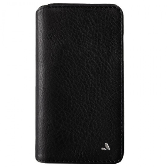 Vaja Wallet Agenda iPhone XS Max Premium Leather Case - Black