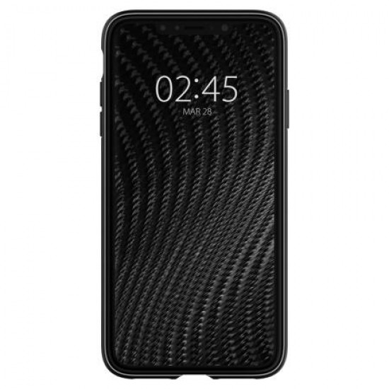 Spigen Rugged Armor iPhone XS Max Tough Carbon Case - Matte Black