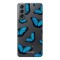 LoveCases Samsung Galaxy S21 Gel Case - Blue Butterfly