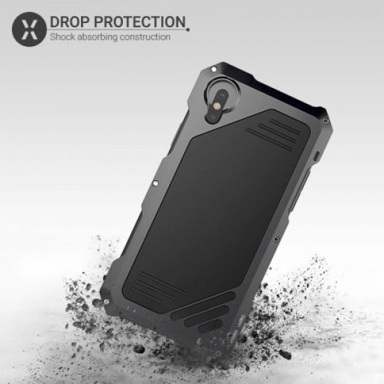 Olixar Titan Clip Armour Protective iPhone XS Max Case - Gunmetal