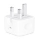 Official Apple 18W iPhone 12 Pro Fast Charger & 1m Cable Bundle