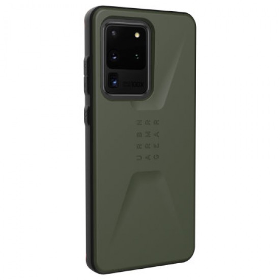 UAG Samsung Galaxy S20 Ultra Civilian Series Tough Case - Olive Drab