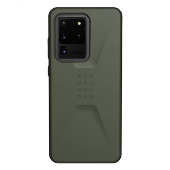 UAG Samsung Galaxy S20 Ultra Civilian Series Tough Case - Olive Drab