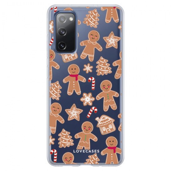 LoveCases Samsung Galaxy S20 FE Gel Case - Christmas Gingerbread