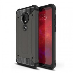 Olixar Delta Armour Protective Motorola Moto G7 Plus Case - Gunmetal