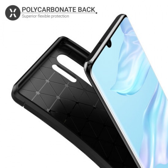 Olixar Carbon Fibre Huawei P30 Pro Case - Black