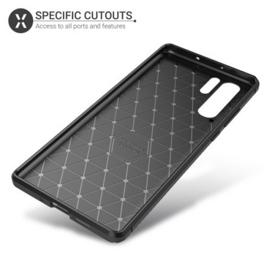 Olixar Carbon Fibre Huawei P30 Pro Case - Black