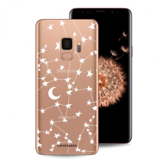 LoveCases Samsung S9 Plus Starry Design Clear Phone Case