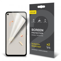 Olixar Google Pixel 4a Film Screen Protector 2-in-1 Pack