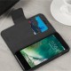 Olixar Leather-Style iPhone 8 Wallet Stand Case - Black