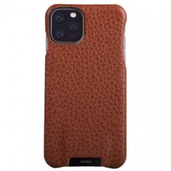 Vaja Grip iPhone 11 Pro Max Premium Leather Case - Tan