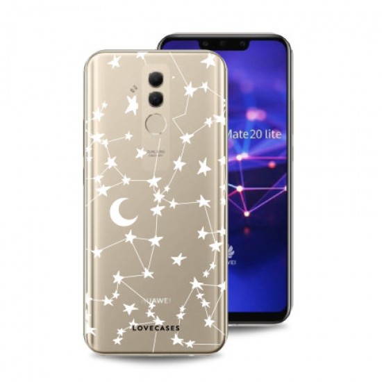 LoveCases Huawei Mate 20 Lite Clear Starry Phone Case