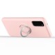 Zizo Revolve Series Samsung S20 Thin Ring Case - Rose Quartz