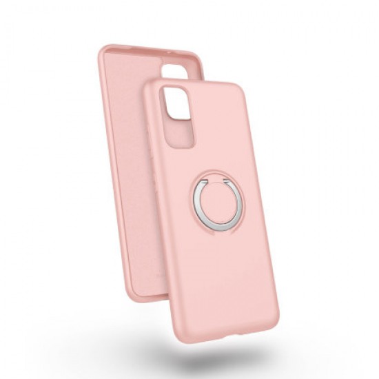 Zizo Revolve Series Samsung S20 Thin Ring Case - Rose Quartz