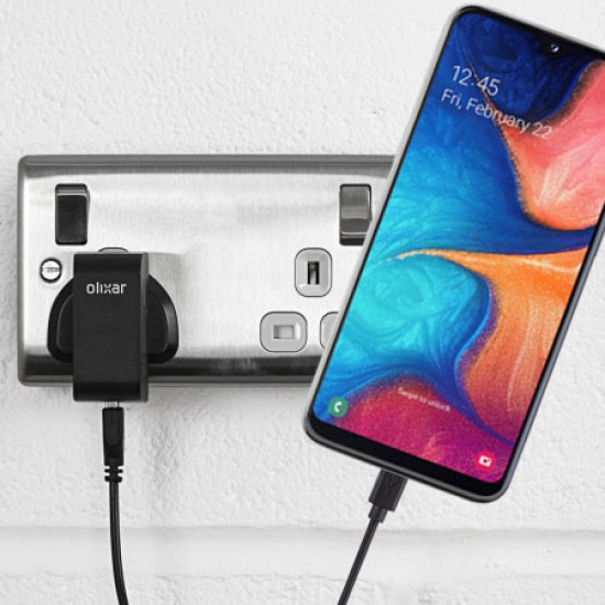 High Power Samsung Galaxy A20e Wall Charger & 1m Cable