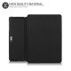 Olixar Leather-style Microsoft Surface Go 1 Folio Stand Case - Black