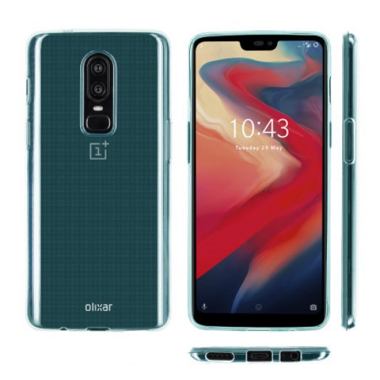 Olixar FlexiShield OnePlus 6 Gel Case - Blue