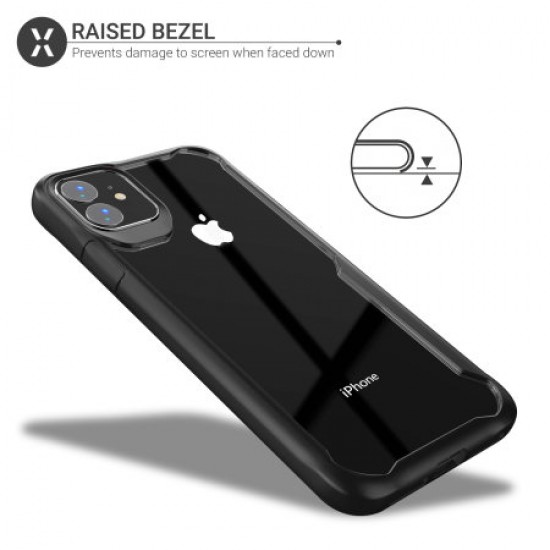 Olixar NovaShield iPhone 11 Bumper Case - Black / Clear