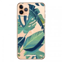 LoveCase iPhone 11 Pro Max Tropical Phone Case - Clear Green