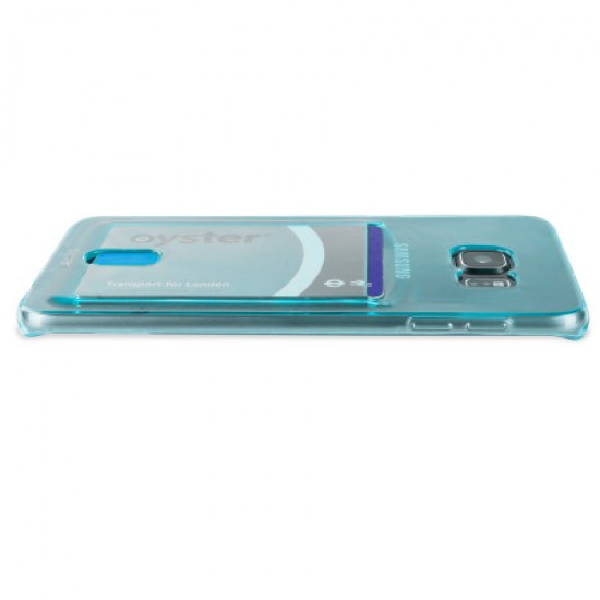 Olixar FlexiShield Slot Samsung Galaxy S6 Edge Plus Gel Case - Blue