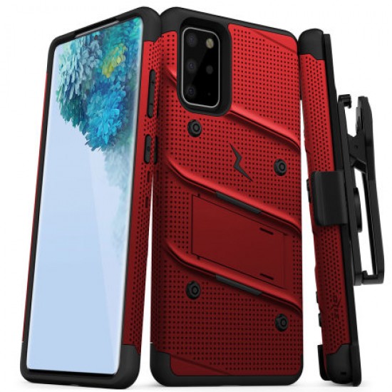 Zizo Bolt Samsung Galaxy S20 Plus Tough Case - Red