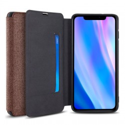 Olixar Canvas iPhone 11 Pro Wallet Case - Brown