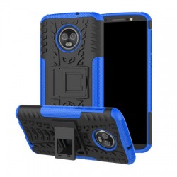 Olixar ArmourDillo Motorola Moto G6 Plus Protective Case - Blue