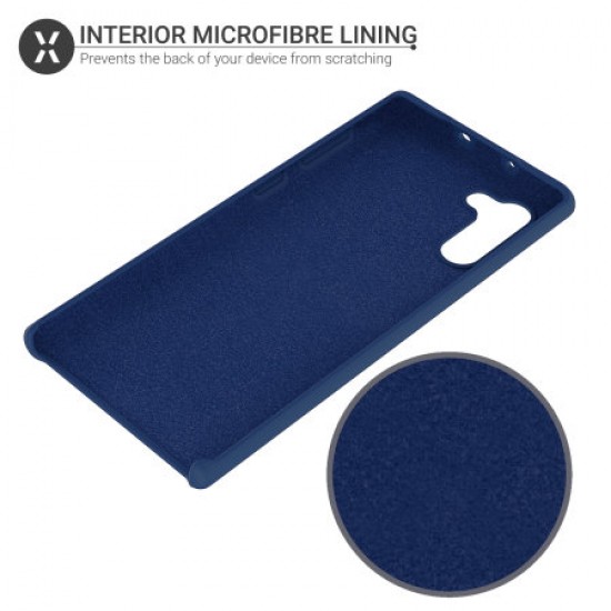 Olixar Samsung Galaxy Note 10 Soft Silicone Case - Midnight Blue