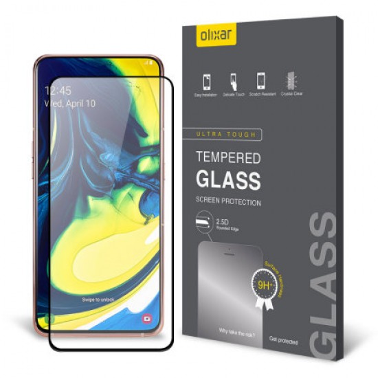 Olixar Samsung Galaxy A80 Tempered Glass Screen Protector