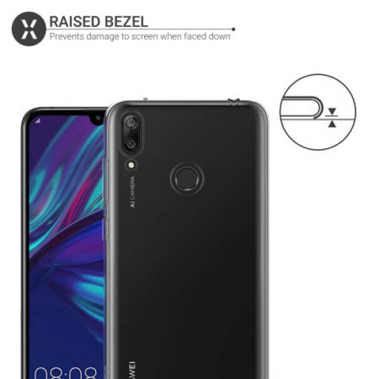 Olixar FlexiShield Huawei Y7 Prime 2019 Gel Case - Clear