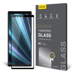 Olixar Sony Xperia 1 Full Cover Glass Screen Protector - Black