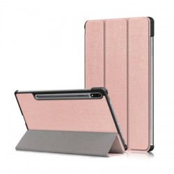 Olixar Leather-Style Samsung Galaxy Tab S7 Case - Rose Gold