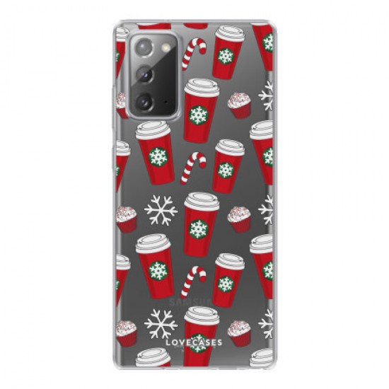 LoveCases Samsung Galaxy Note 20 Gel Case - Christmas Red Cups