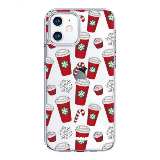 LoveCases iPhone 12 Gel Case - Christmas Red Cups