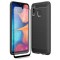 Olixar Sentinel Samsung A20 Case & Glass Screen Protector - Black