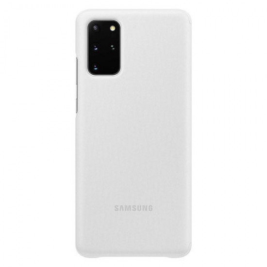 Official Samsung Galaxy S20 Plus Clear View Cover Case - White