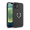 Zizo Revolve Series iPhone 12 mini Thin Ring Case - Magnetic Black