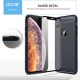 Olixar Sentinel iPhone XS Max Case and Glass Screen Protector - Navy