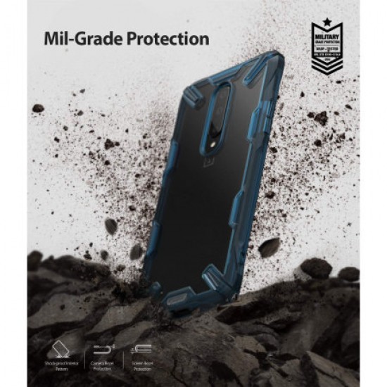 Ringke Fusion X OnePlus 7 Pro 5G Case - Blue