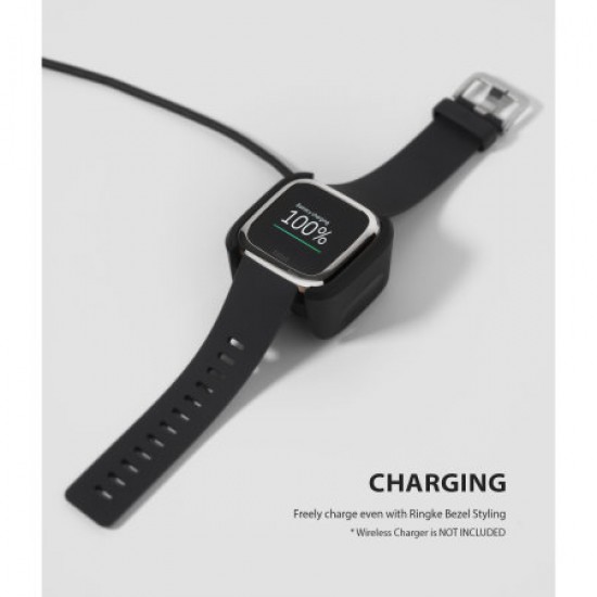 Ringke Fitbit Versa 2 Steel Bezel Styling - Silver