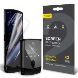 Olixar Front And Back Motorola Razr 5G Film Screen Protectors