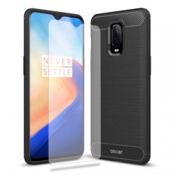 Olixar Sentinel OnePlus 6T Case and Glass Screen Protector