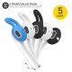 Olixar Soft Silicone Apple AirPods Ear Hook Covers - 5 Pack