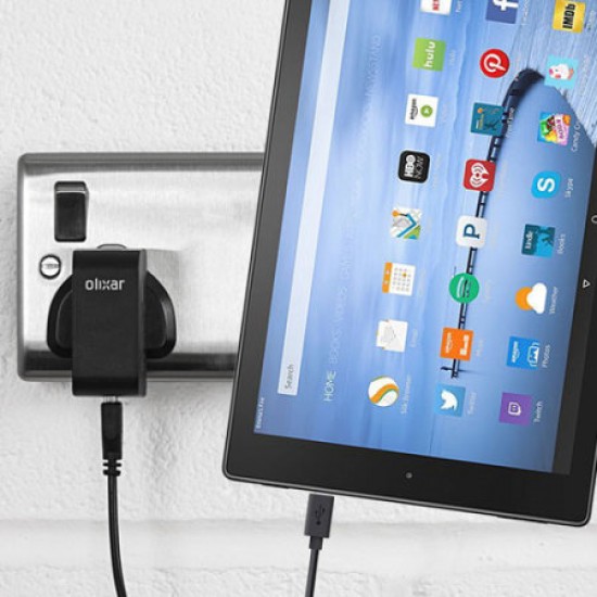 High Power Amazon Fire HD Wall Charger & 1m Cable